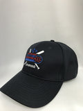 HT308DX-8 Stitch Flex Fit Umpire Hat with Dixie Baseball Embroidered Logo Umpire Hat-Available in Black and Navy