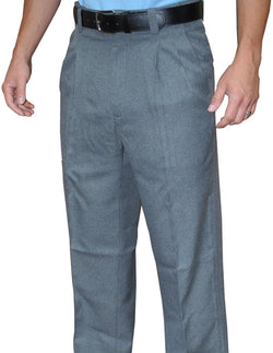 BBS374HG-Smitty Pleated Base Pants with Expander Waist Band - Available in Heather Grey