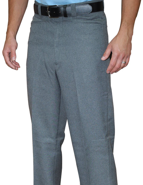 BBS377HG-Smitty Flat Front Combo Pants - Available in Heather Grey