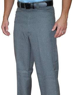 BBS380HG-Smitty Flat Front Base Pants - Heather Grey Only