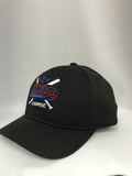 HT304DX-4 Stitch Flex Fit Umpire Hat with DBB Embroidered Logo Umpire Hat-Available in Black and Navy